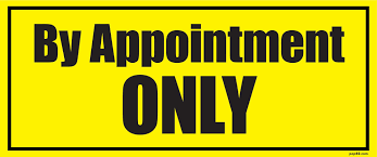 Arrange an appointment to drop off your machine